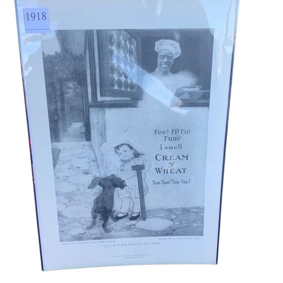 Vintage 1918 Cream of Wheat Fee Fi Fo Fum Ad Advertisement - Picture 2 of 2